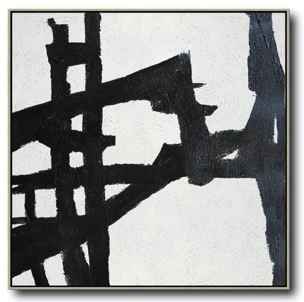Large Contemporary Art Acrylic Painting,Oversized Minimal Painting On Canvas - Original Abstract Art Paintings