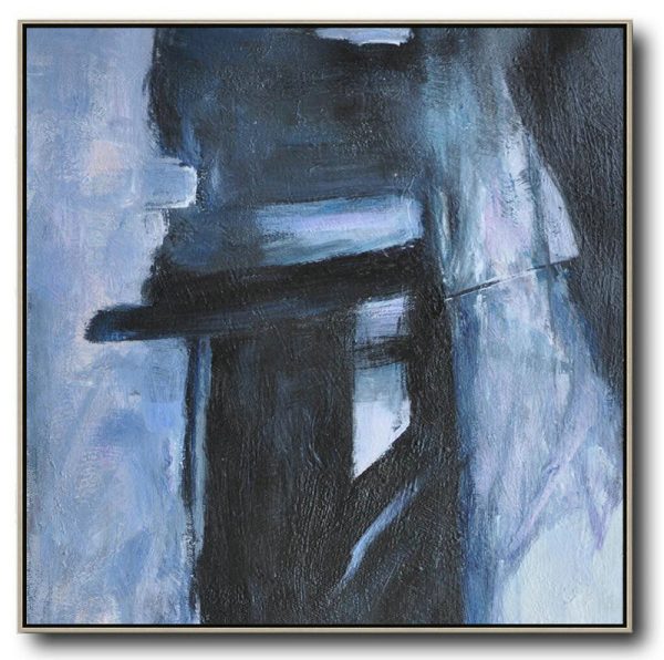 Large Abstract Art,Hand-Painted Oversized Minimal Painting On Canvas - Custom Canvas Wall Art