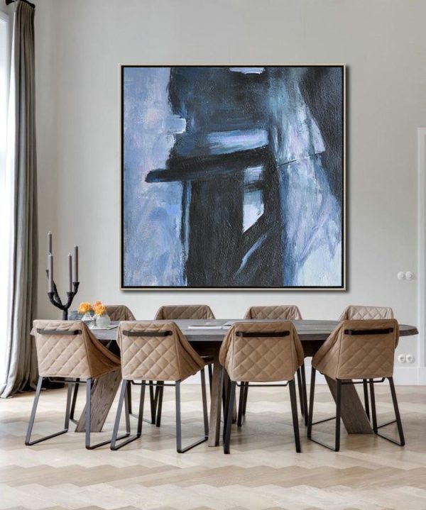 Large Abstract Art,Hand-Painted Oversized Minimal Painting On Canvas - Custom Canvas Wall Art - Image 3