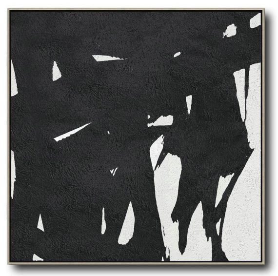 Large Abstract Art,Oversized Minimal Painting On Canvas - Giant Canvas Wall Art