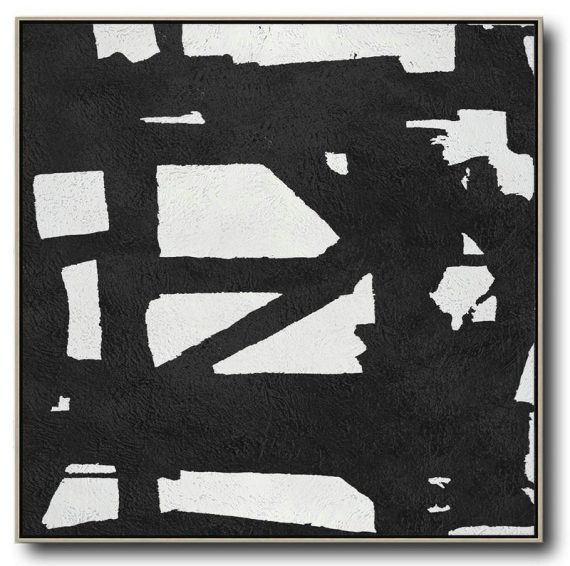Large Abstract Art,Oversized Minimal Painting On Canvas - Xl Large Canvas Art