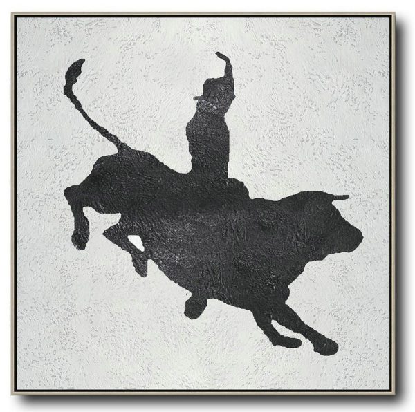 Extra Large Wall Art,Oversized Minimal Painting On Canvas - Textured Painting Canvas Art