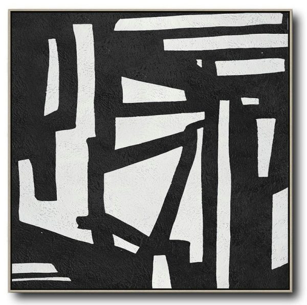 Extra Large Acrylic Painting On Canvas,Oversized Minimal Painting On Canvas - Large Contemporary Art Canvas Painting