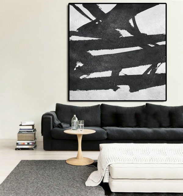 Original Abstract Painting Extra Large Canvas Art,Oversized Minimal Painting On Canvas - Art Work - Image 2