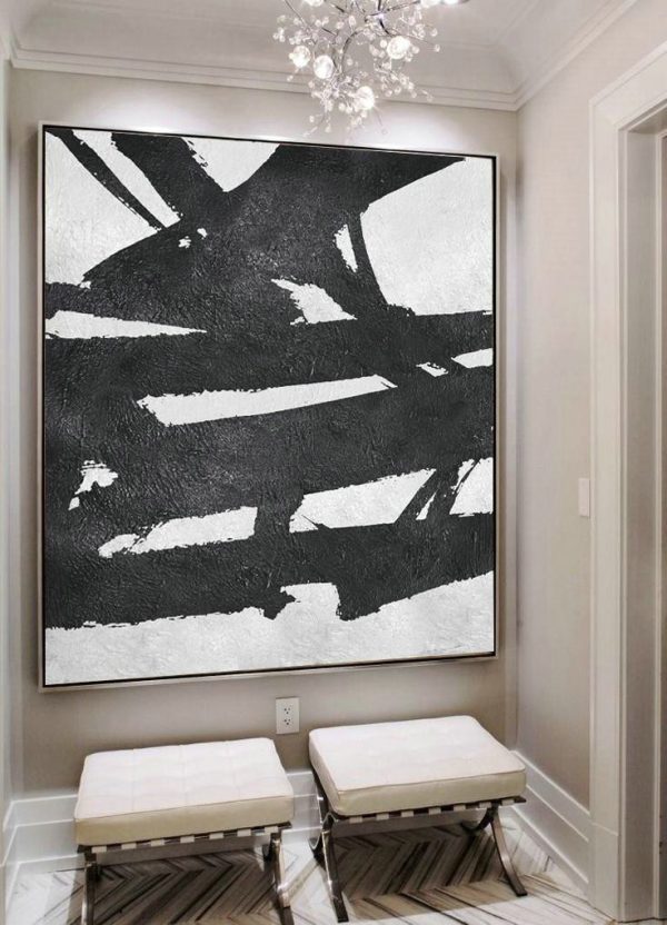 Original Abstract Painting Extra Large Canvas Art,Oversized Minimal Painting On Canvas - Art Work - Image 5