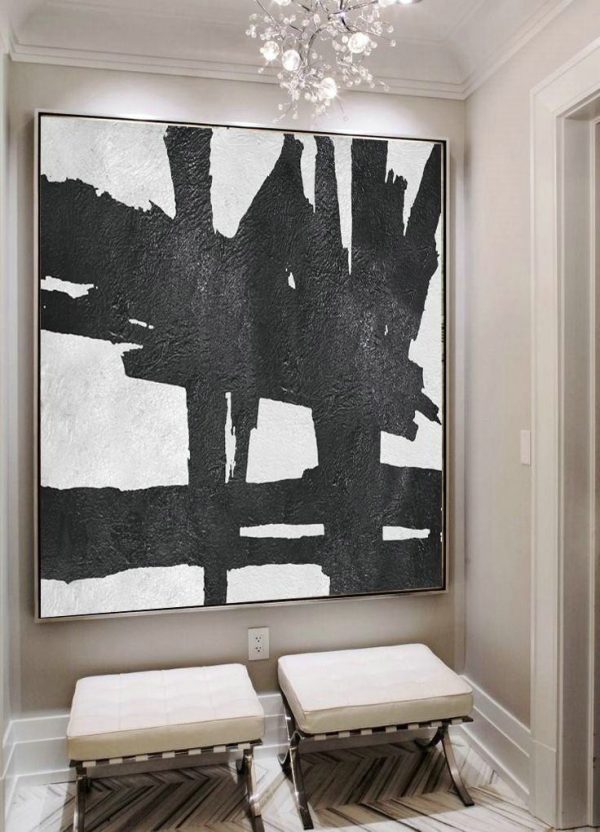 Large Abstract Art Handmade Painting,Oversized Minimal Painting On Canvas - Wall Art Painting - Image 8