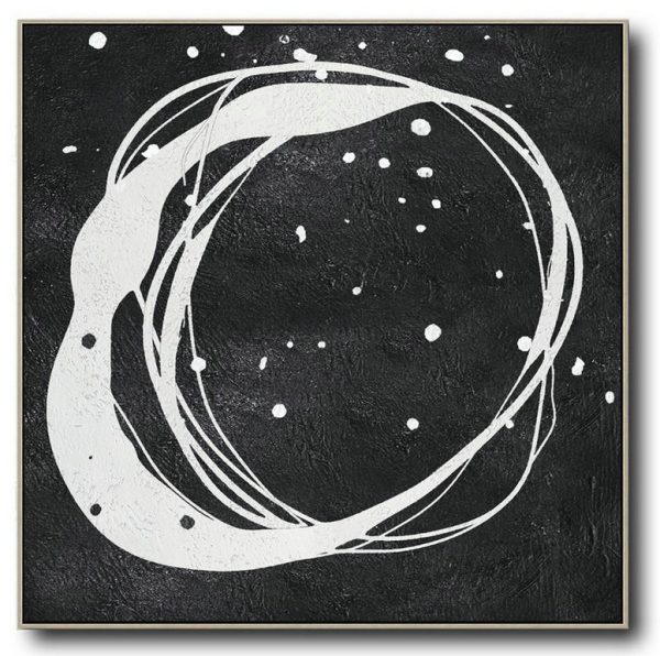 Large Abstract Art,Oversized Minimal Painting On Canvas - Hand Painted Abstract Art