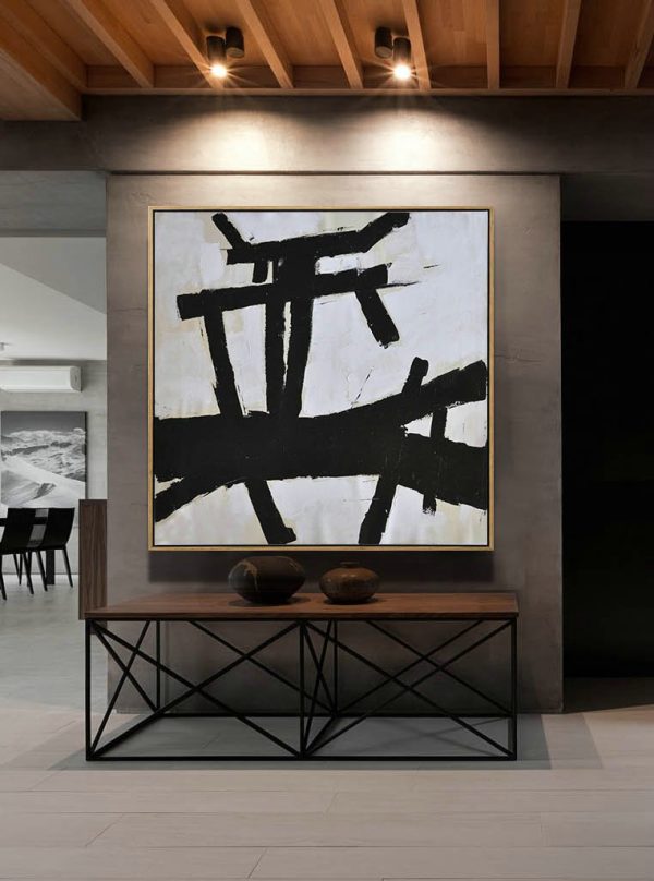 Large Abstract Painting On Canvas,Oversized Palette Knife Minimalist Painting On Canvas - Extra Large Canvas Art,Handmade Acrylic Painting - Image 8