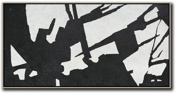Modern Canvas Art,Oversized Panoramic Minimal Art On Canvas - Wall Art Painting
