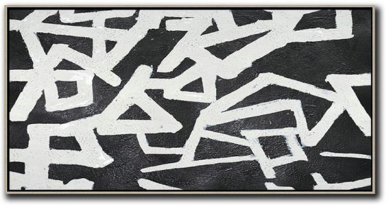 Wall Art Painting,Oversized Panoramic Minimal Art On Canvas - Pop Art Canvas