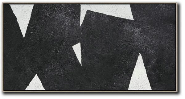 Hand Painted Acrylic Painting,Oversized Horizontal Minimal Art On Canvas - Hand Made Original Art