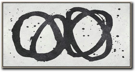 Modern Canvas Art,Oversized Panoramic Minimal Art On Canvas - Huge Canvas Art On Canvas