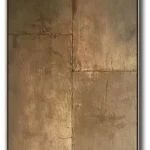 Raw Stone Texture Wall Art | Industrial Aged Relief | Cross-Section Concrete Panel